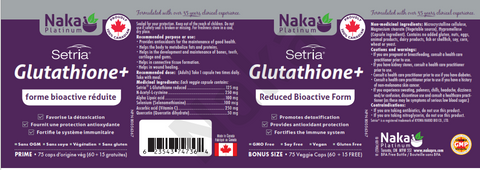naka glutathione Naka Pro Glutathione 75 VCap – One Stop Natural