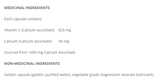 Natural Factors Vitamin C 1000MG Calcium Ascorbate 90 Capsules