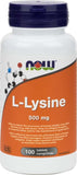 Now L-Lysine 500Mg 100 Tablets