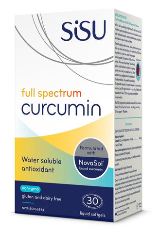 SISU Full Spectrum Curcumin 30 Softgels