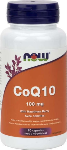 Now Coq10 100MG with Hawthorn 90 Capsules