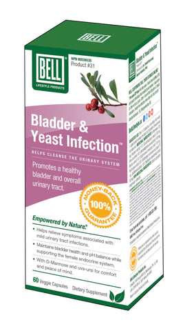 Bell Bladder & Yeast Infection 60 Veggie Capsules