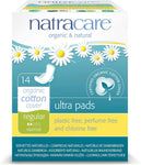 Natracare Ultra Pads Regular With Wings 14 Count