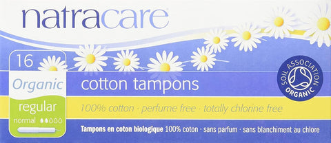 Natracare Regular Tampons with applicator 16 Count