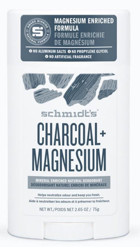 Schmidt Magnesium & Charcoal Deodorant 3.25OZ