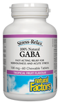 Natural Factors GABA 100mg 60 Chewable Tablet