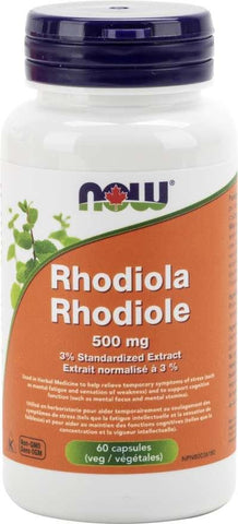 Now Rhodiola 500MG 60 Capsules