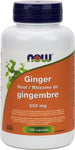 Now Ginger Root 550MG 100 Capsules