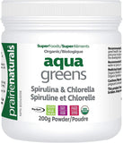 Prairie Naturals Aqua Greens Spirulina/Chlorella 200G