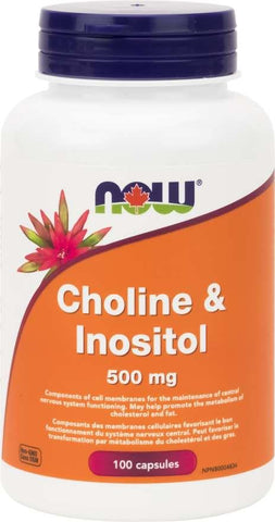 Now Choline & Inositol 100 Capsules