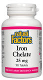 Natural Factors Iron Chelate 25MG 90 Tablet