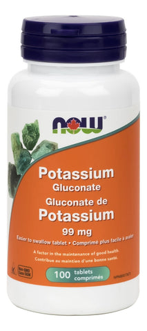 NOW Potassium Gluconate 99MG 100 Tablet