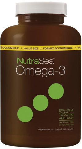 NutraSea Omega 3 240 Softgels