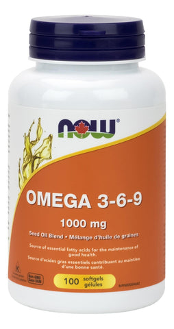 NOW Omega 3-6-9 1000MG 100Softgels
