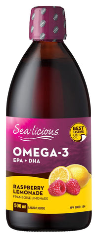 Sea-licious Omega 3 Raspberry Lemon 500ML