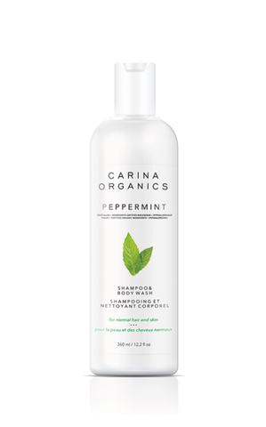 Carina Organics Peppermint Shampoo & Bodywash 360ML
