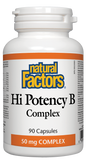 Natural Factors Hi Potency B 50mg 90 Capsules