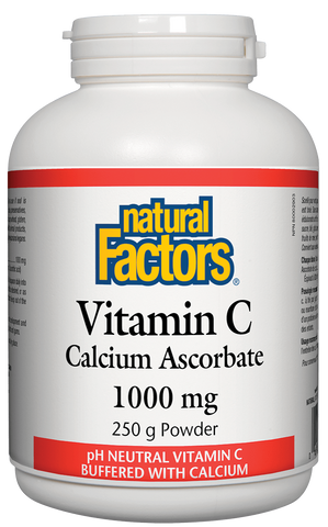 Natural Factors Vitamin C 1000MG Calcium Ascorbate 250G