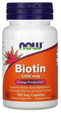 Now Biotin 1000MCG 100 Capsules