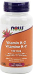 Now Vitamin K2 100MCG 100 Capsules