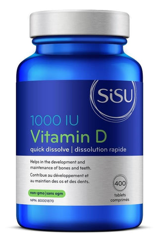 SISU Vitamin D3 1000IU 400 Tablets
