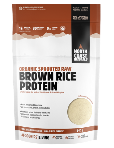 North Coast Naturals Organic Sprouted Brown Rice Protein 340G