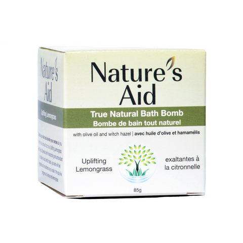 Nature's Aid Bath Bomb Uplifting Lemongrass