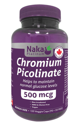 Naka Chromium Picolinate 120 V Cap