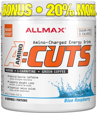 ALLMAX A:Cuts Blue Raspberry 252G Bonus
