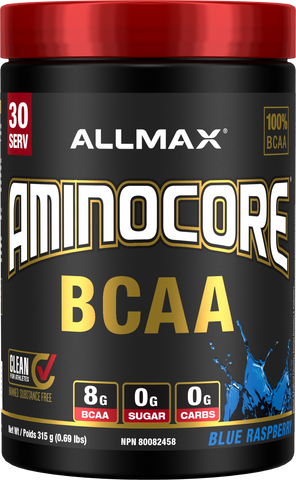 ALLMAX AminoCore BCAA Blue Raspberry 315G