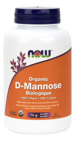 NOW Organic D-Mannose Powder 75G