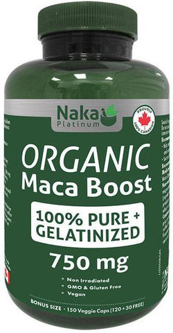 Naka Organic Maca Boost 750MG 150 Vcap