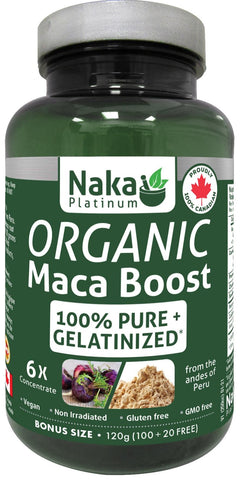 Naka Organic Maca Boost 120G